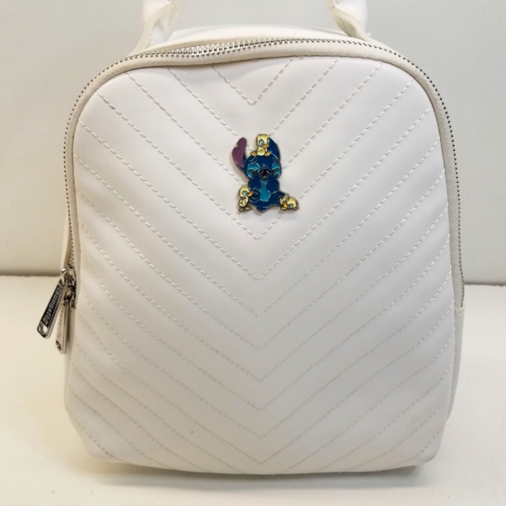 Loungefly Disney Lilo & Stitch Stitch with Ducks Quilted Mini Backpack